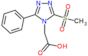 1,5-Dihydro-5-(methylsulfonyl)-3-phenyl-4H-1,2,4-triazole-4-acetic acid