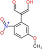 (2Z)-3-hydroxy-2-(5-methoxy-2-nitrophenyl)prop-2-enal