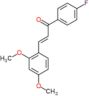 (2E)-3-(2,4-dimethoxyphenyl)-1-(4-fluorophenyl)prop-2-en-1-one