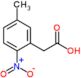 2-(5-methyl-2-nitro-phenyl)acetic acid