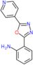 2-(5-pyridin-4-yl-1,3,4-oxadiazol-2-yl)aniline