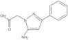 5-Amino-3-phenyl-1H-pyrazole-1-acetic acid