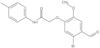 2-(5-Bromo-4-formyl-2-methoxyphenoxy)-N-(4-methylphenyl)acetamide