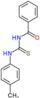 N-[[(4-Methylphenyl)amino]thioxomethyl]benzamide