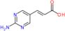 (2E)-3-(2-aminopyrimidin-5-yl)prop-2-enoic acid