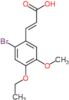 (2E)-3-(2-bromo-4-ethoxy-5-methoxyphenyl)prop-2-enoic acid