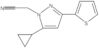 5-Cyclopropyl-3-(2-thienyl)-1H-pyrazole-1-acetonitrile