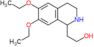 2-(6,7-diethoxy-1,2,3,4-tetrahydroisoquinolin-1-yl)ethanol