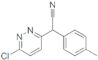 6-Chloro-^a-(4-methylphenyl)-3-pyridazineacetonitrile