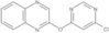 2-[(6-Chloro-4-pyrimidinyl)oxy]quinoxaline