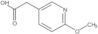 6-Methoxy-3-pyridineacetic acid