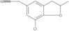 7-Chloro-2,3-dihydro-2-methyl-5-benzofuranacetonitrile