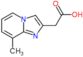 (8-methylimidazo[1,2-a]pyridin-2-yl)acetic acid