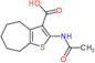 2-(acetylamino)-5,6,7,8-tetrahydro-4H-cyclohepta[b]thiophene-3-carboxylic acid