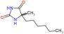 5-hexyl-5-methylimidazolidine-2,4-dione