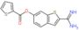 2-carbamimidoyl-1-benzothiophen-6-yl thiophene-2-carboxylate