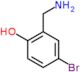 2-(aminomethyl)-4-bromophenol