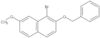 1-Bromo-7-methoxy-2-(phenylmethoxy)naphthalene