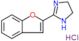 2-(benzofuran-2-yl)-4,5-dihydro-1H-imidazole hydrochloride