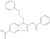 2-(Benzoylamino)-1-(3-phenylpropyl)-1H-benzimidazole-5-carboxylic acid