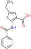 2-(benzoylamino)-5-ethylthiophene-3-carboxylic acid