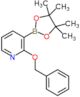 2-benzyloxy-3-(4,4,5,5-tetramethyl-1,3,2-dioxaborolan-2-yl)pyridine