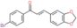 (2E)-3-(1,3-benzodioxol-5-yl)-1-(4-bromophenyl)prop-2-en-1-one