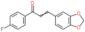 3-(1,3-benzodioxol-5-yl)-1-(4-fluorophenyl)prop-2-en-1-one