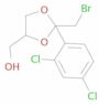 2-(bromomethyl)-2-(2,4-dichlorophenyl)-1,3-dioxolane-4-methanol