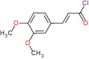 (2E)-3-(3,4-dimethoxyphenyl)prop-2-enoyl chloride