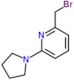 2-(bromomethyl)-6-pyrrolidin-1-yl-pyridine