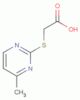 2-[(4-Methyl-2-pyrimidinyl)thio]acetic acid