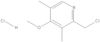 2-(Chloromethyl)-4-methoxy-3,5-dimethylpyridine hydrochloride