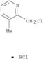 Pyridine,2-(chloromethyl)-3-methyl-, hydrochloride (1:1)