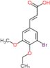 (2E)-3-(3-bromo-4-ethoxy-5-methoxyphenyl)prop-2-enoic acid