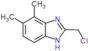 2-(chloromethyl)-4,5-dimethyl-1H-benzimidazole