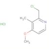 Pyridine, 2-(chloromethyl)-4-methoxy-3-methyl-, hydrochloride (1:1)