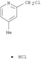 Pyridine,2-(chloromethyl)-4-methyl-, hydrochloride (1:1)