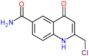 2-(chloromethyl)-4-oxo-1H-quinoline-6-carboxamide