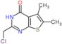 2-(chloromethyl)-5,6-dimethylthieno[2,3-d]pyrimidin-4(3H)-one