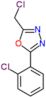2-(chloromethyl)-5-(2-chlorophenyl)-1,3,4-oxadiazole