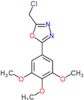 2-(chloromethyl)-5-(3,4,5-trimethoxyphenyl)-1,3,4-oxadiazole