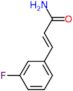 (2E)-3-(3-fluorophenyl)prop-2-enamide