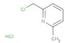 Pyridine, 2-(chloromethyl)-6-methyl-, hydrochloride (1:1)