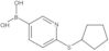 B-[6-(Cyclopentylthio)-3-pyridinyl]boronic acid