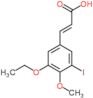(2E)-3-(3-ethoxy-5-iodo-4-methoxyphenyl)prop-2-enoic acid
