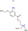 2-[(3-amino-4-ethoxybenzoyl)oxy]-N,N-diethylethanaminium chloride