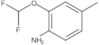 2-(Difluoromethoxy)-4-methylbenzenamine