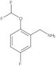 2-(Difluoromethoxy)-5-fluorobenzenemethanamine