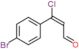 (E)-3-(4-bromophenyl)-3-chloro-prop-2-enal